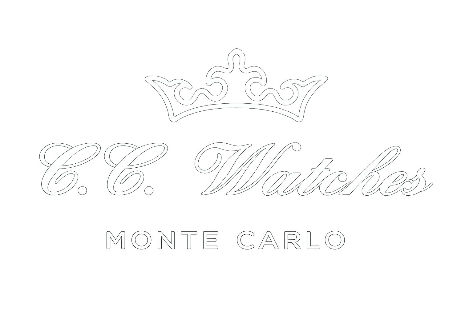 Logo Bianco C.C. Watches